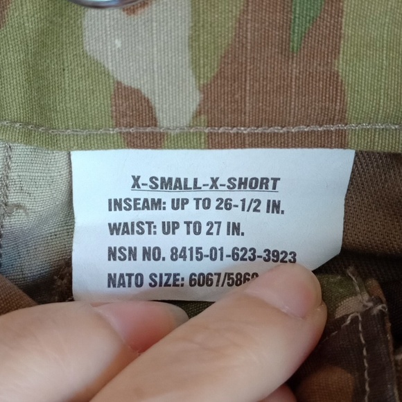 Camo Rip Stock Utility Women’s Cargo Pants in Multicam Size X-Small 26.5 - Picture 6 of 11